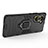 Coque Contour Silicone et Plastique Housse Etui Mat avec Magnetique Support Bague Anneau KC1 pour Huawei Nova 10 Petit