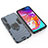 Coque Contour Silicone et Plastique Housse Etui Mat avec Magnetique Support Bague Anneau KC1 pour Samsung Galaxy A70S Petit