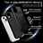 Coque Contour Silicone et Plastique Housse Etui Mat avec Magnetique Support Bague Anneau KC8 pour Apple iPhone 14 Petit