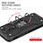 Coque Contour Silicone et Plastique Housse Etui Mat avec Magnetique Support Bague Anneau MQ1 pour Xiaomi Redmi 9 Petit