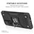 Coque Contour Silicone et Plastique Housse Etui Mat avec Magnetique Support Bague Anneau MQ1 pour Xiaomi Redmi K30S 5G Petit