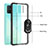 Coque Contour Silicone et Plastique Housse Etui Mat avec Magnetique Support Bague Anneau MQ2 pour Samsung Galaxy A51 4G Petit