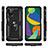 Coque Contour Silicone et Plastique Housse Etui Mat avec Magnetique Support Bague Anneau MQ3 pour Samsung Galaxy F52 5G Petit