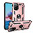 Coque Contour Silicone et Plastique Housse Etui Mat avec Magnetique Support Bague Anneau MQ3 pour Xiaomi Redmi Note 10S 4G Petit