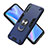Coque Contour Silicone et Plastique Housse Etui Mat avec Magnetique Support Bague Anneau pour Huawei Y8p Petit