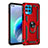 Coque Contour Silicone et Plastique Housse Etui Mat avec Magnetique Support Bague Anneau pour Motorola Moto Edge S 5G Petit