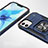 Coque Contour Silicone et Plastique Housse Etui Mat avec Magnetique Support Bague Anneau R02 pour Apple iPhone 12 Mini Petit