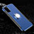 Coque Contour Silicone et Plastique Housse Etui Mat avec Magnetique Support Bague Anneau R03 pour Samsung Galaxy S20 Plus 5G Bleu