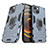 Coque Contour Silicone et Plastique Housse Etui Mat avec Magnetique Support Bague Anneau S01 pour Apple iPhone 14 Petit