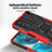 Coque Contour Silicone et Plastique Housse Etui Mat avec Magnetique Support Bague Anneau S02 pour Motorola Moto G71s 5G Petit