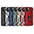 Coque Contour Silicone et Plastique Housse Etui Mat avec Magnetique Support Bague Anneau S05 pour Apple iPhone 14 Petit