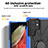 Coque Contour Silicone et Plastique Housse Etui Mat avec Magnetique Support Bague Anneau T09 pour Samsung Galaxy S21 Ultra 5G Petit