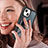 Coque Contour Silicone et Plastique Housse Etui Mat avec Magnetique Support Bague Anneau YB1 pour Apple iPhone 14 Petit