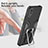 Coque Contour Silicone et Plastique Housse Etui Mat avec Magnetique Support Bague Anneau ZL1 pour Xiaomi Redmi 9AT Petit