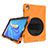 Coque Contour Silicone et Plastique Housse Etui Mat avec Support A01 pour Huawei MatePad 10.8 Orange