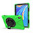 Coque Contour Silicone et Plastique Housse Etui Mat avec Support A01 pour Huawei MediaPad M6 10.8 Vert