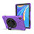 Coque Contour Silicone et Plastique Housse Etui Mat avec Support A01 pour Huawei MediaPad M6 10.8 Violet