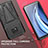Coque Contour Silicone et Plastique Housse Etui Mat avec Support A01 pour Motorola Moto G Power (2021) Petit