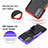 Coque Contour Silicone et Plastique Housse Etui Mat avec Support A01 pour Motorola Moto G31 Petit