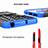 Coque Contour Silicone et Plastique Housse Etui Mat avec Support A01 pour Motorola Moto G41 Petit