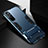 Coque Contour Silicone et Plastique Housse Etui Mat avec Support A01 pour Xiaomi Mi 10 Ultra Petit