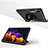 Coque Contour Silicone et Plastique Housse Etui Mat avec Support A03 pour Samsung Galaxy Tab S7 11 Wi-Fi SM-T870 Petit