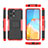 Coque Contour Silicone et Plastique Housse Etui Mat avec Support JX2 pour Xiaomi Redmi 12 4G Petit