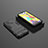 Coque Contour Silicone et Plastique Housse Etui Mat avec Support KC1 pour Samsung Galaxy M31 Prime Edition Noir