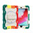 Coque Contour Silicone et Plastique Housse Etui Mat avec Support L01 pour Apple iPad Mini 4 Petit