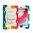 Coque Contour Silicone et Plastique Housse Etui Mat avec Support L01 pour Apple iPad Mini 5 (2019) Rouge