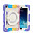 Coque Contour Silicone et Plastique Housse Etui Mat avec Support L02 pour Apple iPad Mini 4 Petit