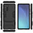 Coque Contour Silicone et Plastique Housse Etui Mat avec Support N01 pour Samsung Galaxy Note 20 5G Petit