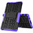 Coque Contour Silicone et Plastique Housse Etui Mat avec Support pour Huawei MatePad T 8 Violet