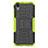 Coque Contour Silicone et Plastique Housse Etui Mat avec Support pour Huawei Y5 (2019) Vert