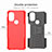 Coque Contour Silicone et Plastique Housse Etui Mat avec Support pour Motorola Moto G Power (2022) Petit