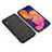 Coque Contour Silicone et Plastique Housse Etui Mat avec Support pour Samsung Galaxy A10 Petit