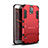Coque Contour Silicone et Plastique Housse Etui Mat avec Support pour Samsung Galaxy S5 G900F G903F Rouge