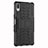 Coque Contour Silicone et Plastique Housse Etui Mat avec Support pour Sony Xperia L3 Petit
