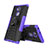 Coque Contour Silicone et Plastique Housse Etui Mat avec Support pour Sony Xperia XA2 Ultra Violet
