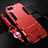 Coque Contour Silicone et Plastique Housse Etui Mat avec Support R01 pour Oppo R15X Rouge