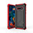 Coque Contour Silicone et Plastique Housse Etui Mat avec Support T01 pour Samsung Galaxy S10e Rouge et Noir