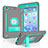 Coque Contour Silicone et Plastique Housse Etui Mat avec Support YJ2 pour Apple iPad Mini 2 Gris Fonce
