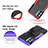 Coque Contour Silicone et Plastique Housse Etui Mat avec Support Z01 pour Motorola Moto G Stylus (2022) 4G Petit