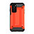 Coque Contour Silicone et Plastique Housse Etui Mat N01 pour Huawei P40 Rouge