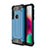 Coque Contour Silicone et Plastique Housse Etui Mat pour Motorola Moto G8 Play Bleu Ciel