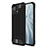 Coque Contour Silicone et Plastique Housse Etui Mat pour Xiaomi Mi 11 Lite 5G Noir
