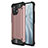 Coque Contour Silicone et Plastique Housse Etui Mat pour Xiaomi Mi 11 Lite 5G Or Rose