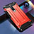 Coque Contour Silicone et Plastique Housse Etui Mat pour Xiaomi Redmi K30 5G Rouge