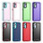 Coque Contour Silicone et Plastique Housse Etui Mat QW1 pour Samsung Galaxy M44 5G Petit