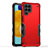 Coque Contour Silicone et Plastique Housse Etui Mat QW1 pour Samsung Galaxy M53 5G Rouge